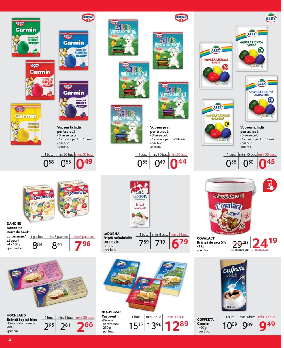 catalog Selgros revanzatori